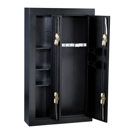 Homak Rifle & Gun Safe, Tubular Lock, 108 lbs, 8 Firearms, Ammo, Other Valuables HS30136028